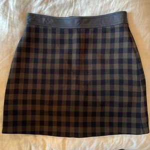ALC PLAID MINI SKIRT